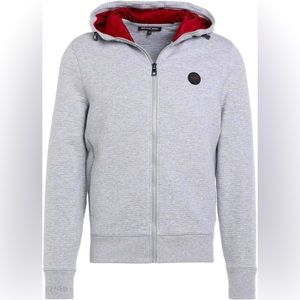 Michael Kors Men Zip-up sweatshirt Hoodie, Gray Size XL